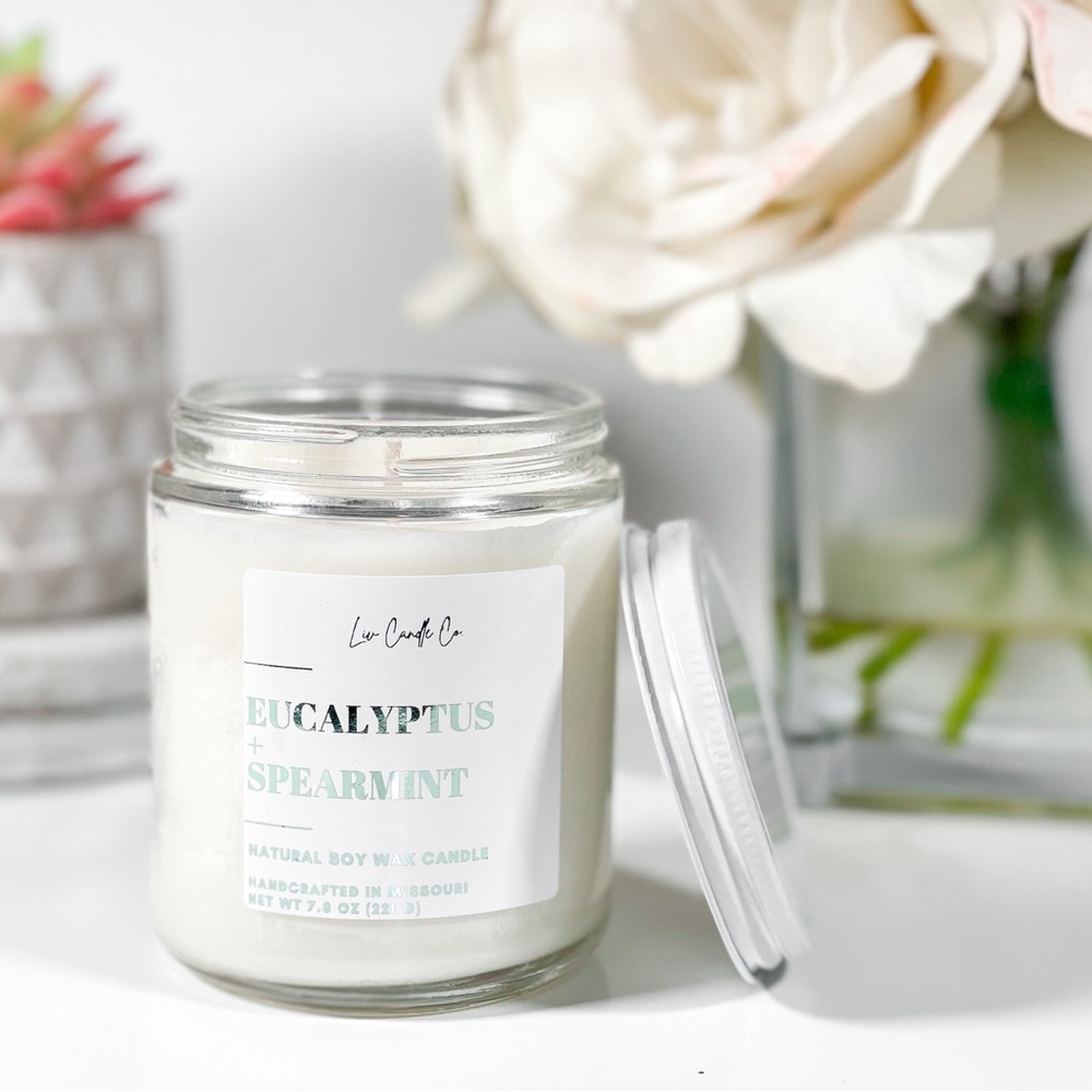 Eucalyptus + Spearmint Soy Candle